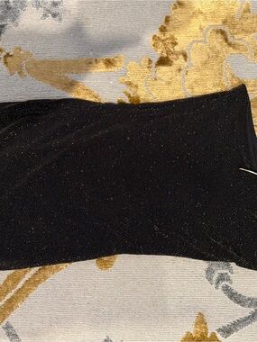 Black Sparkle one shoulder mini dress size XS